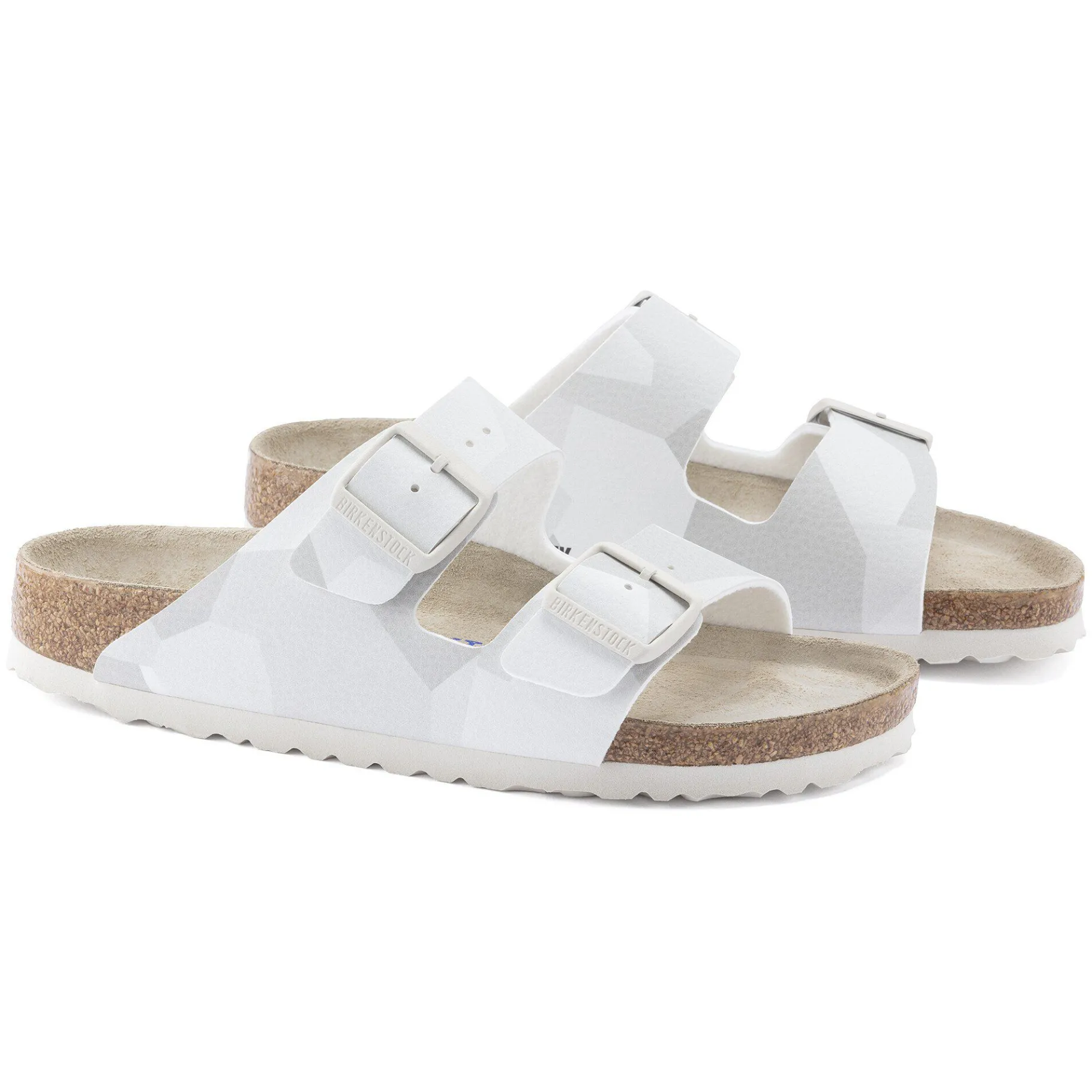 Flash Sale Birkenstock Arizona Desert Soil Geo Camo Snow White