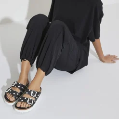 Flash Sale Birkenstock Arizona Black White Dots