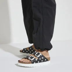 Flash Sale Birkenstock Arizona Black White Dots