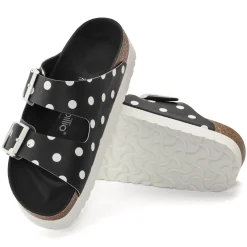 Flash Sale Birkenstock Arizona Black White Dots