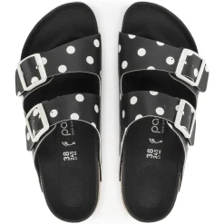 Flash Sale Birkenstock Arizona Black White Dots