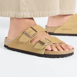 New Birkenstock Arizona Latte Cream