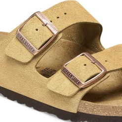 New Birkenstock Arizona Latte Cream