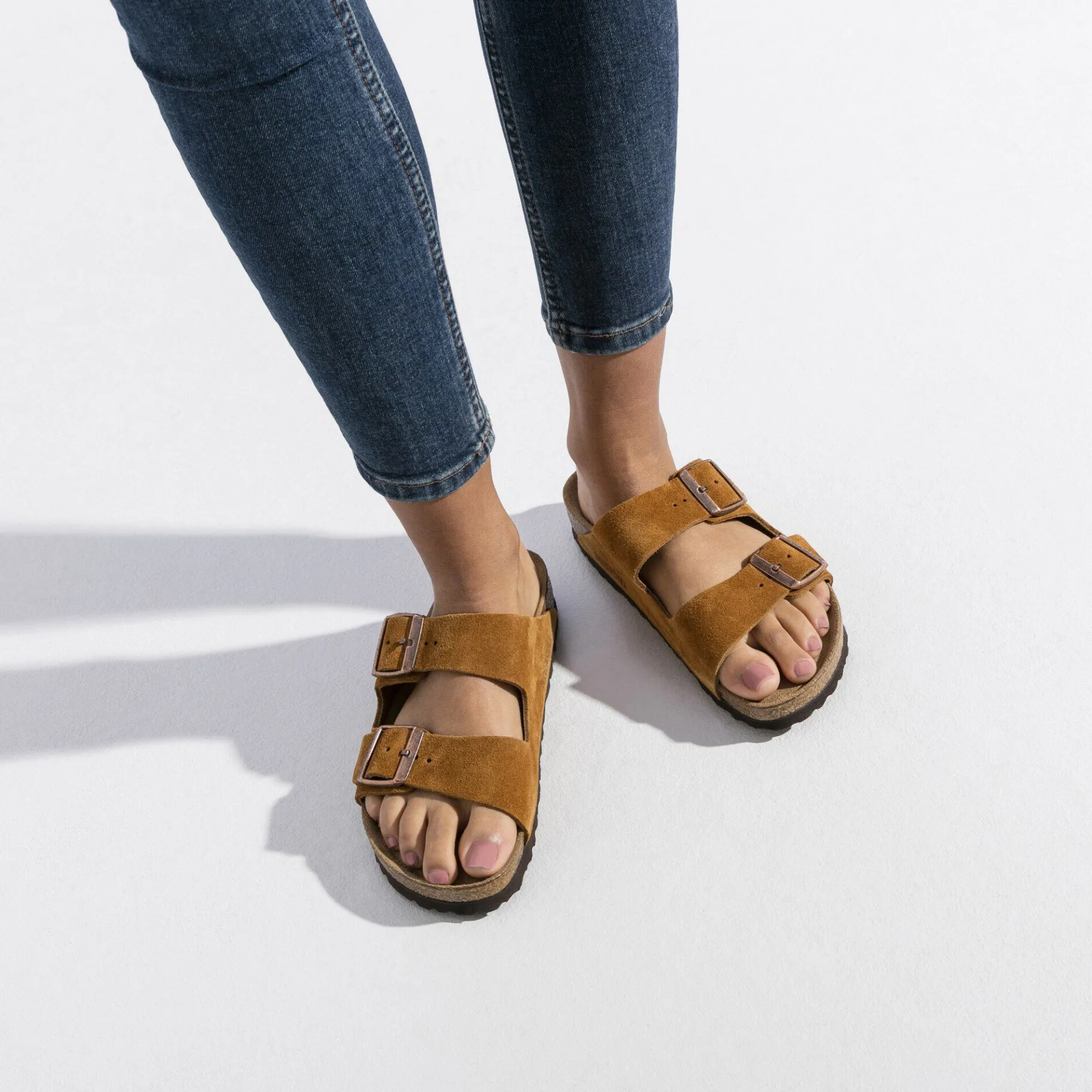 Hot Birkenstock Arizona Blod Fodseng Mink