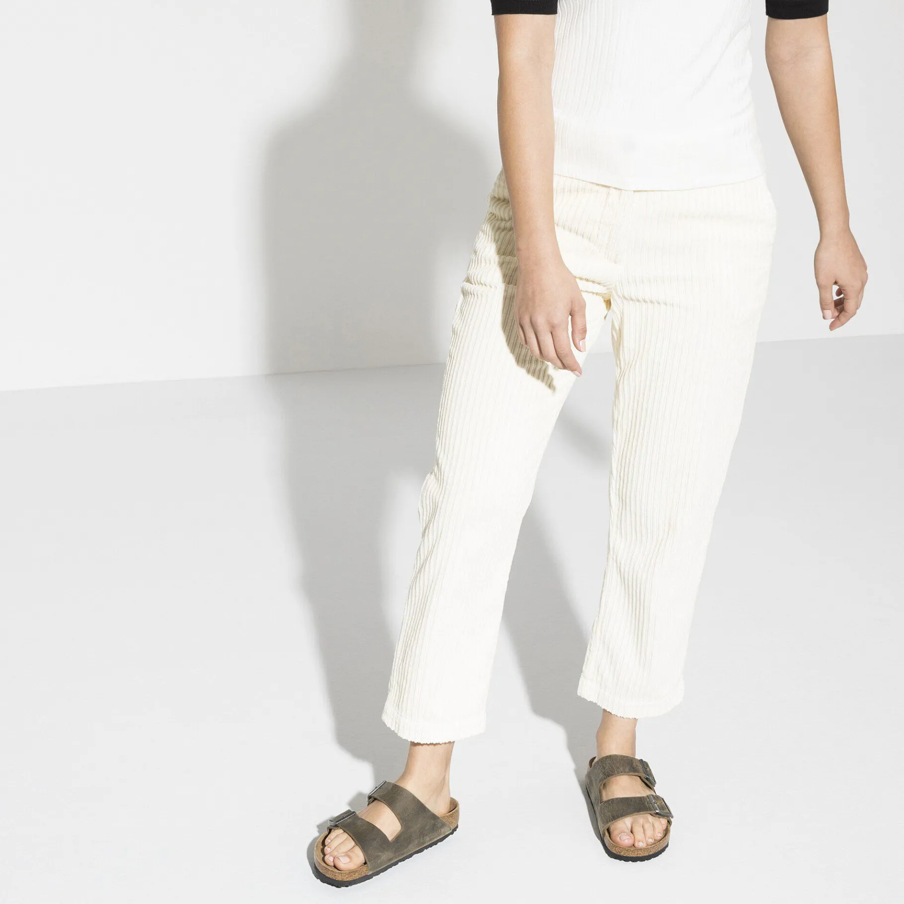 Clearance Birkenstock Arizona Blod Fodseng Faded Khaki