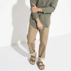 Clearance Birkenstock Arizona Blod Fodseng Faded Khaki