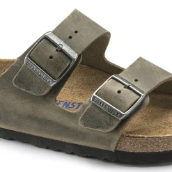 Clearance Birkenstock Arizona Blod Fodseng Faded Khaki