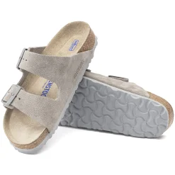 Clearance Birkenstock Arizona Blod Fodseng Stone Coin