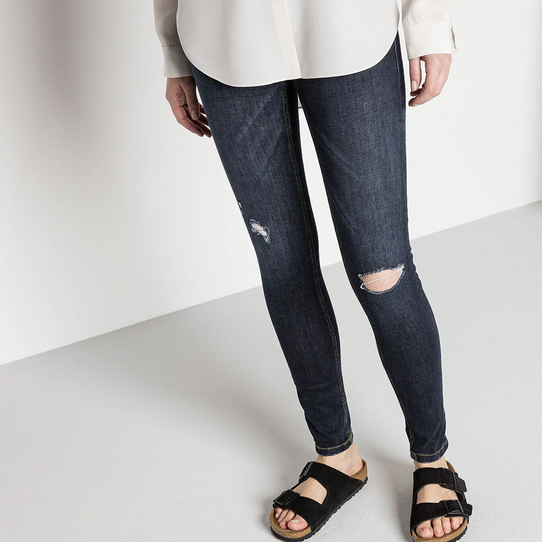 Discount Birkenstock Arizona Blod Fodseng Black