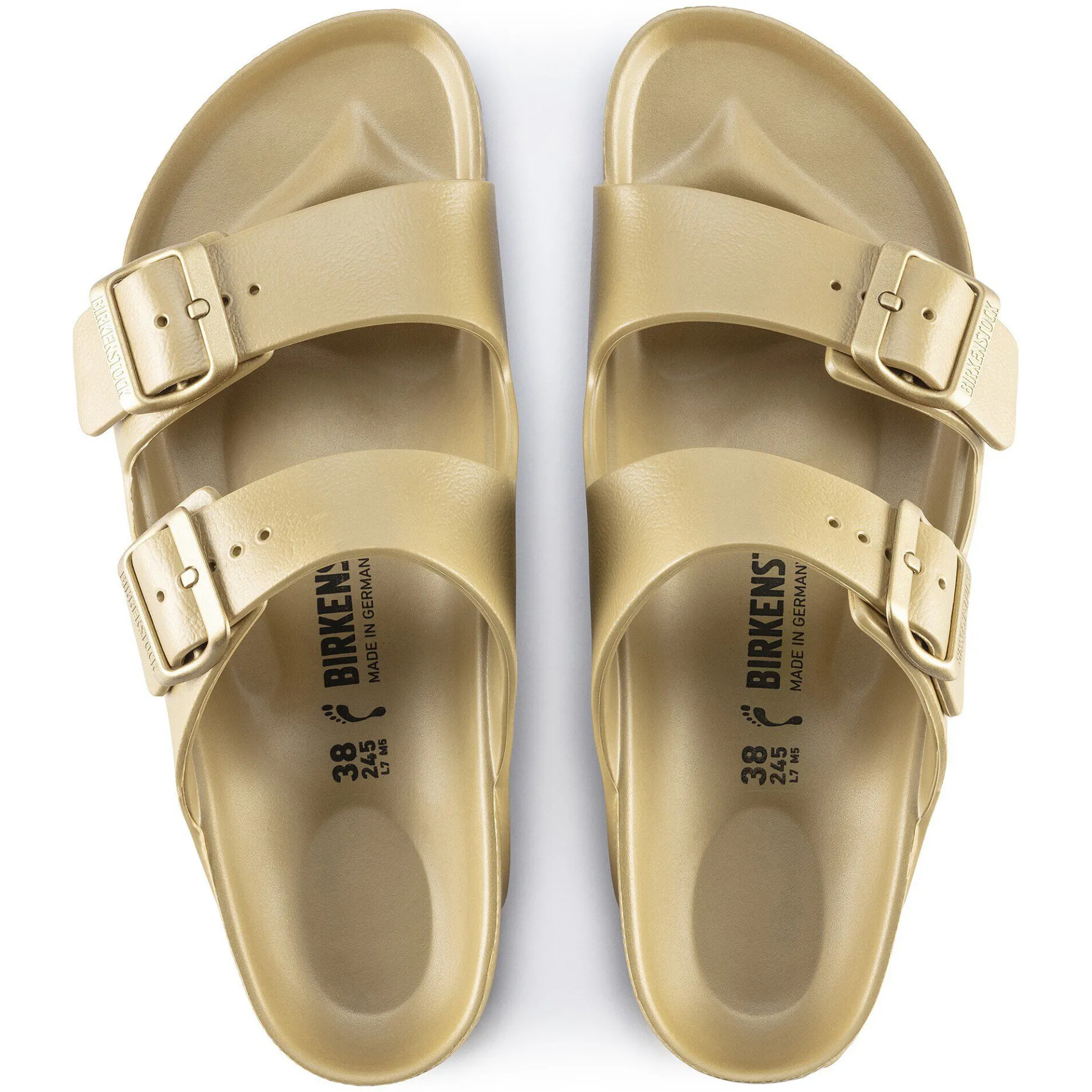 Shop Birkenstock Arizona Essentials Glamour Gold