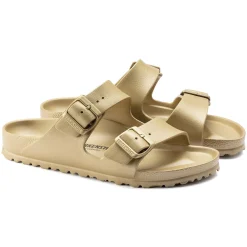 Shop Birkenstock Arizona Essentials Glamour Gold