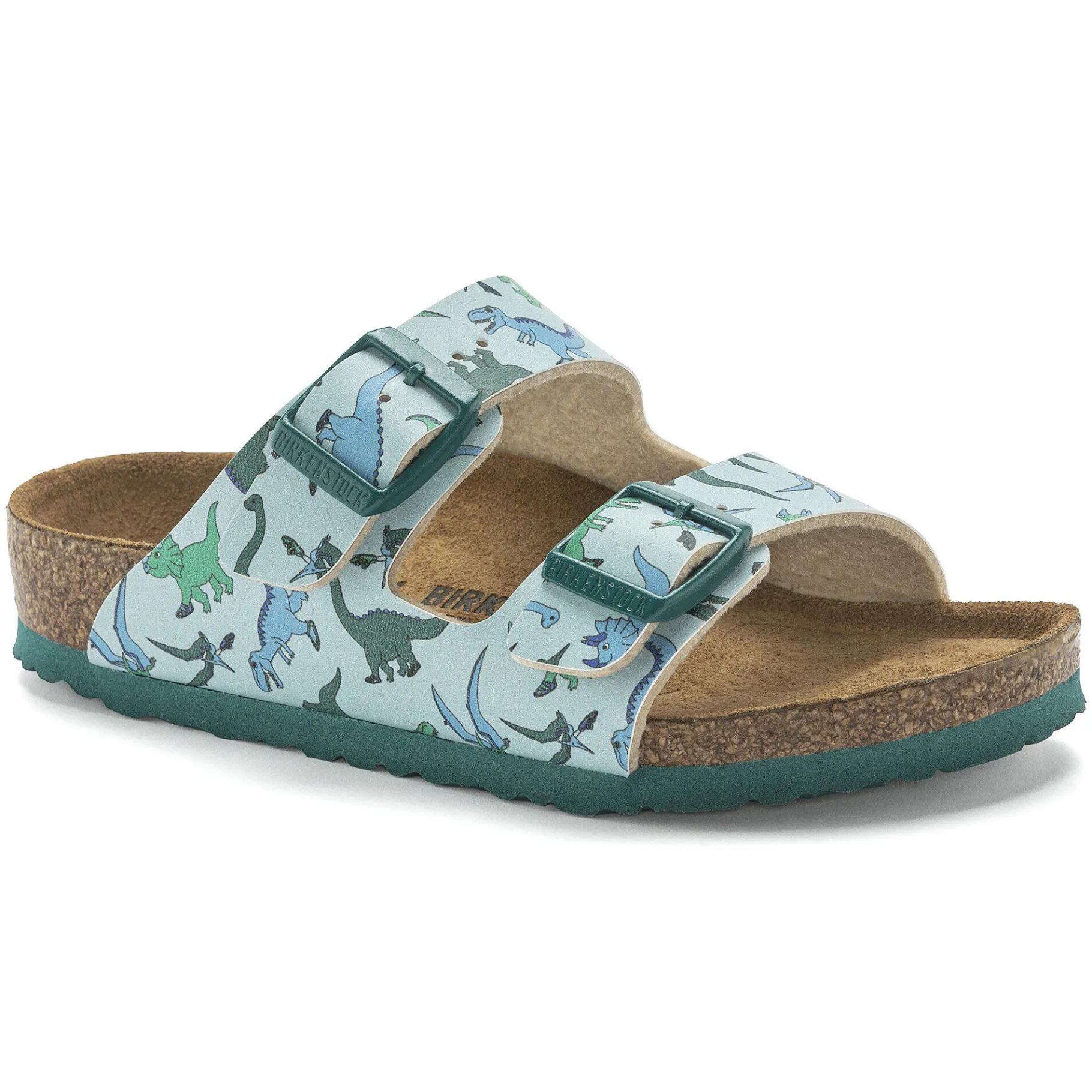 Hot Birkenstock Arizona Kids Big Dino Light Blue