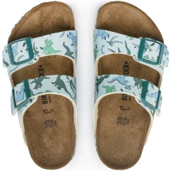 Hot Birkenstock Arizona Kids Big Dino Light Blue