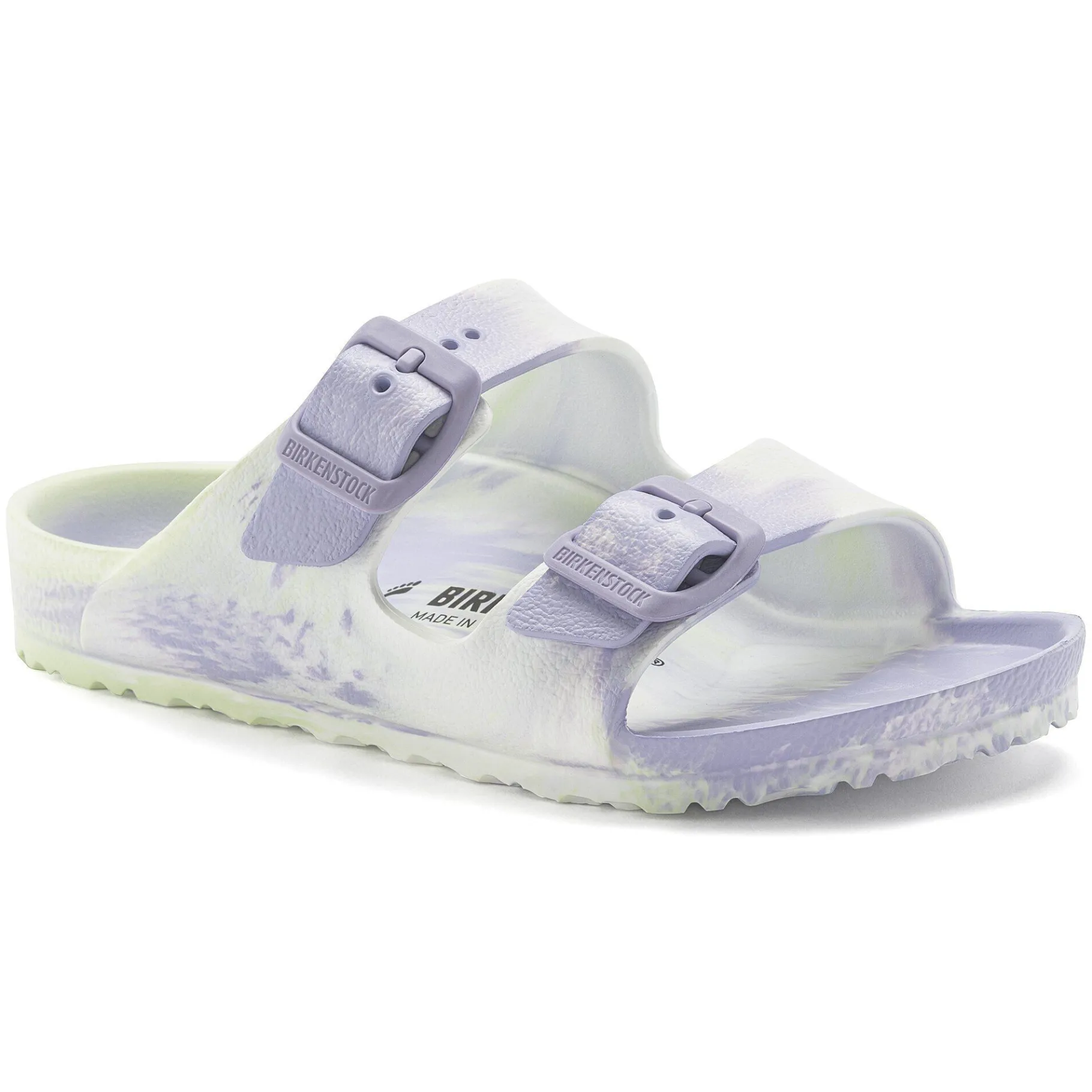 Fashion Birkenstock Arizona Kids Faded Lime Multi
