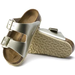 Sale Birkenstock Arizona Kids Electric Metallic Gold