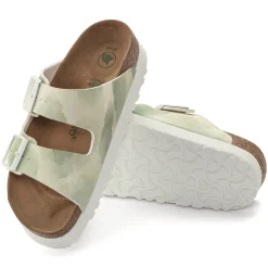Fashion Birkenstock Arizona Platform Vegansk Watercolor Khaki