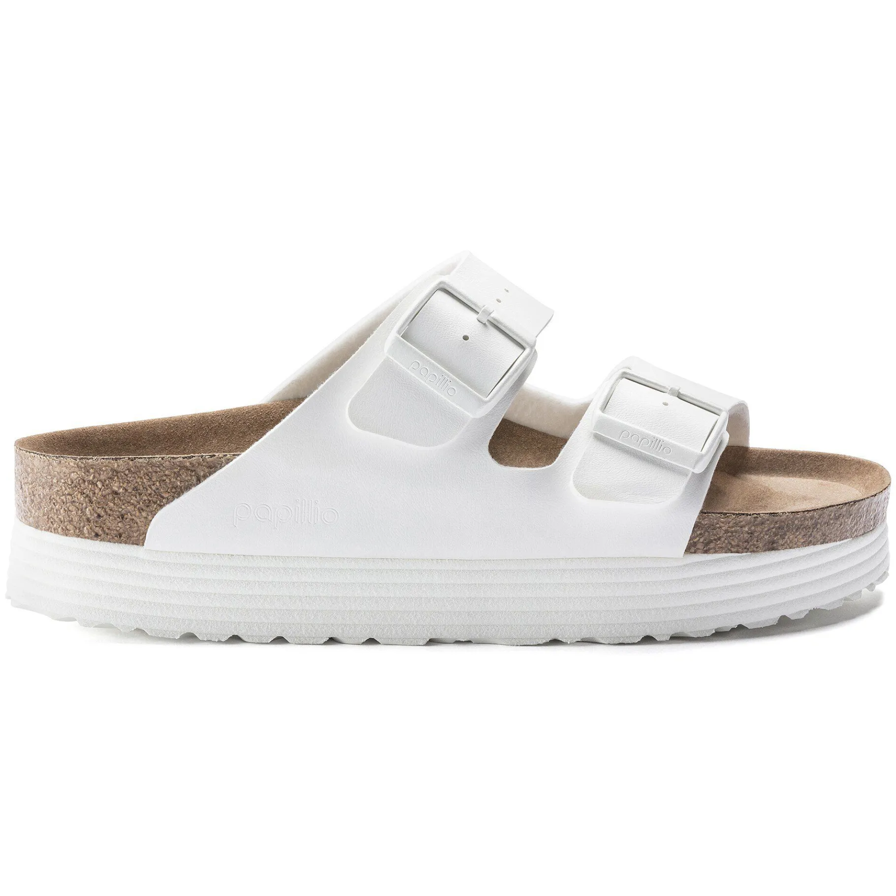 Shop Birkenstock Arizona Platform Vegansk White