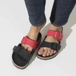 New Birkenstock Arizona Split Icy Active Red