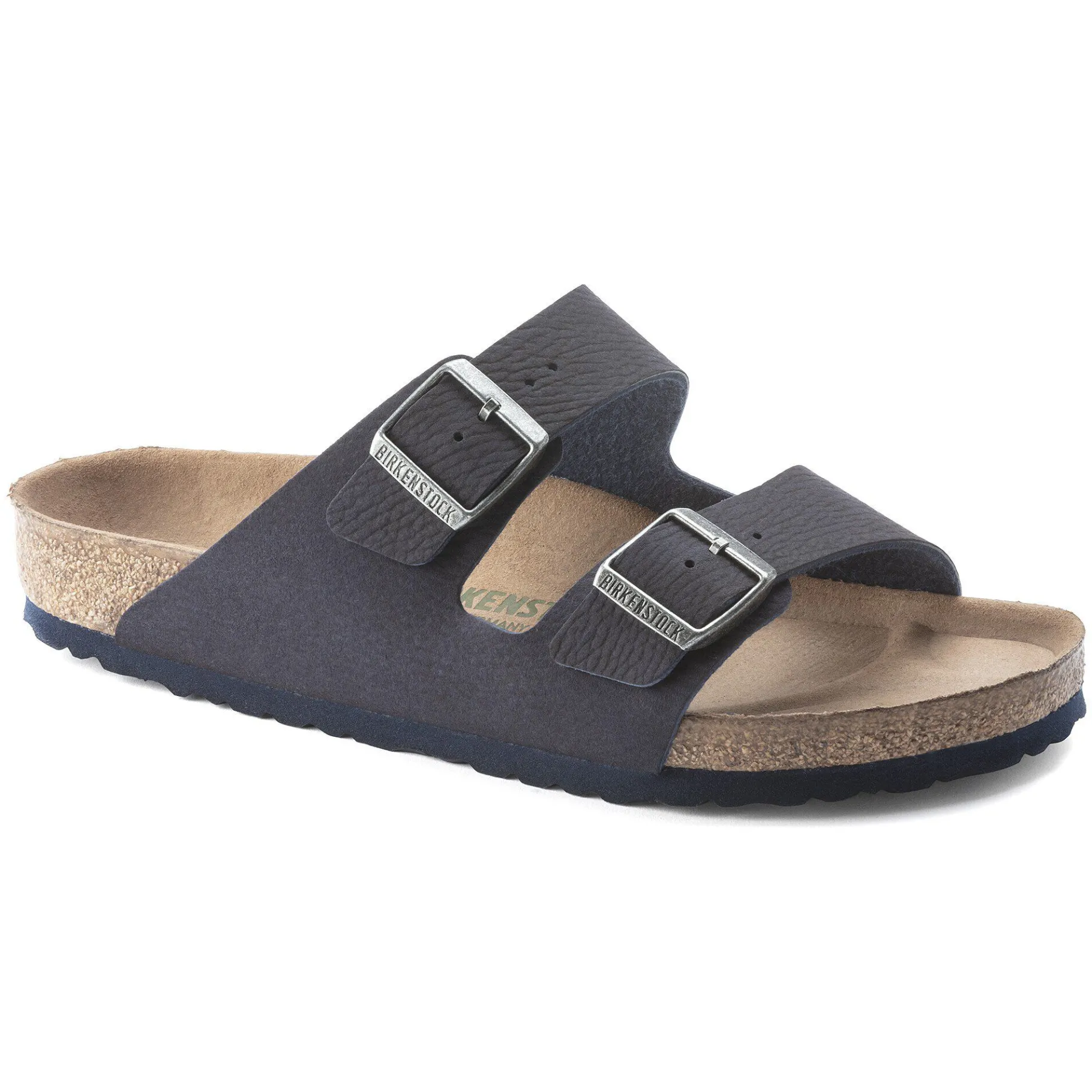 Discount Birkenstock Arizona Vegansk Desert Dust Indigo Blue