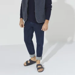 Discount Birkenstock Arizona Vegansk Desert Dust Indigo Blue