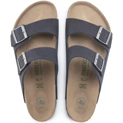 Discount Birkenstock Arizona Vegansk Desert Dust Indigo Blue