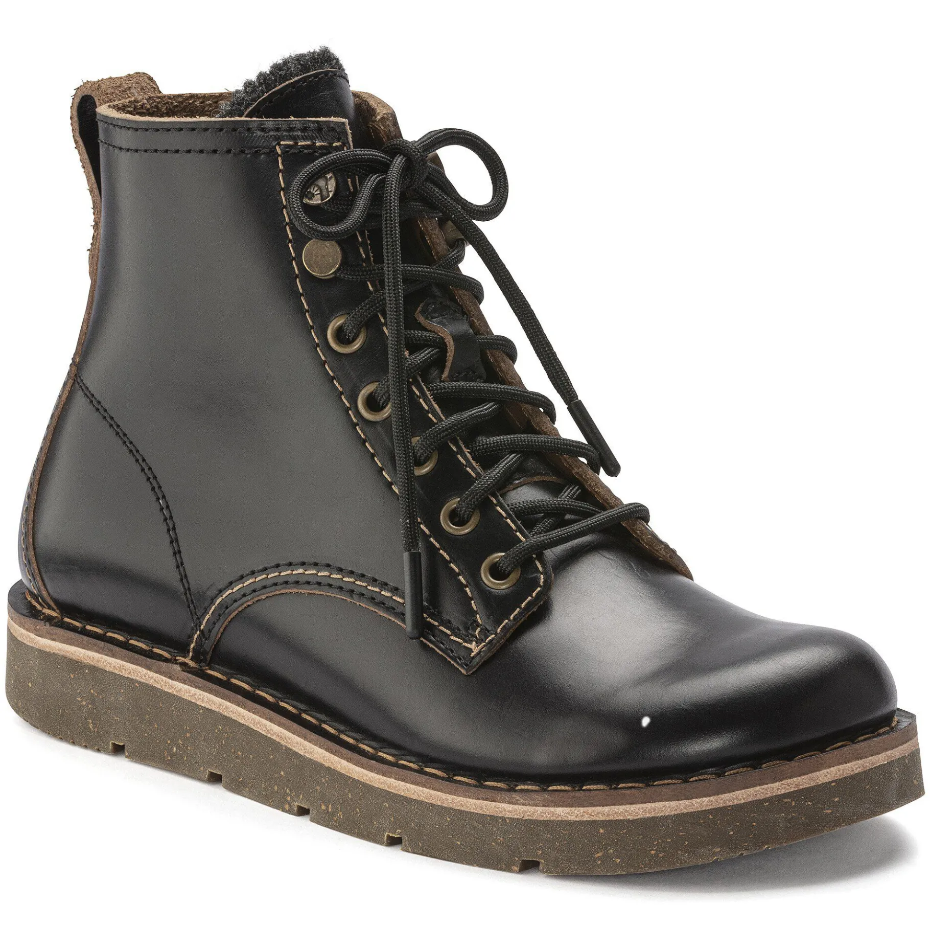 Discount Birkenstock Birmingham Lace Herrer Black