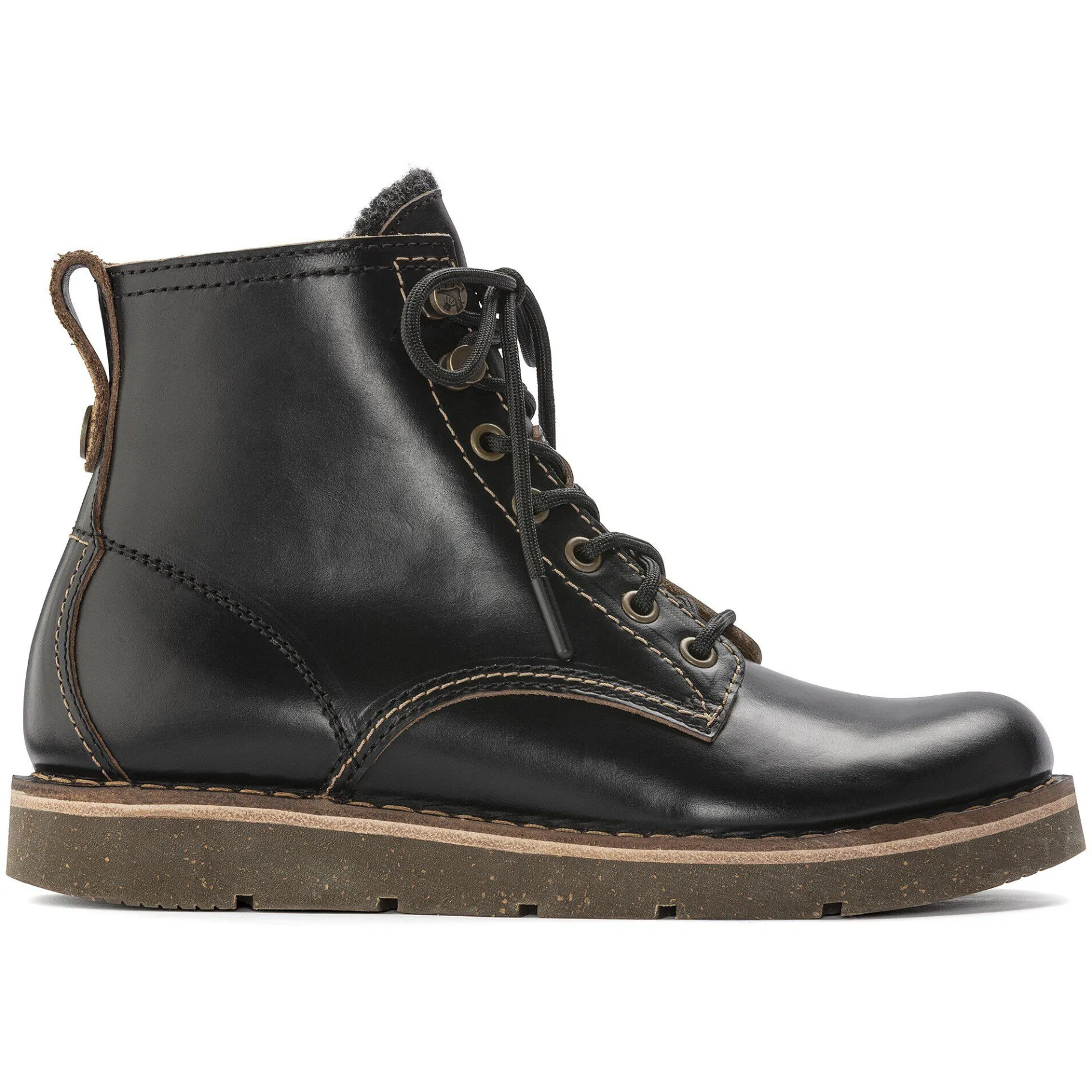 Discount Birkenstock Birmingham Lace Herrer Black