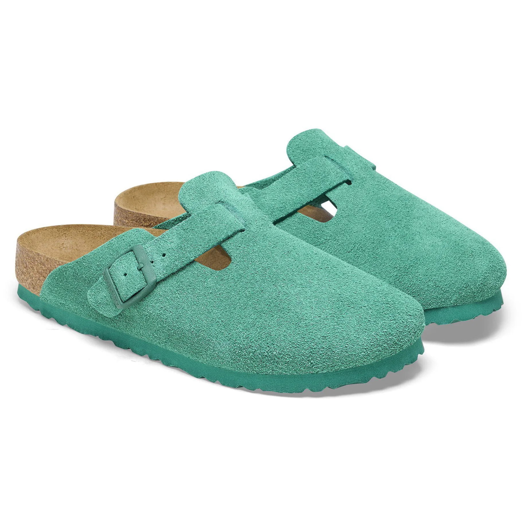 Clearance Birkenstock Boston Digital Green