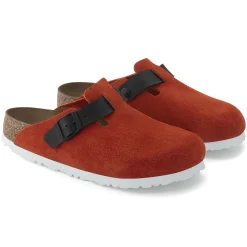 Cheap Birkenstock Boston Tomato/Black