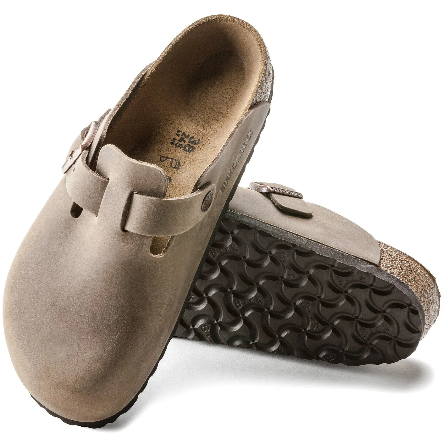 New Birkenstock Boston Tobacco Brown