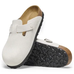 Flash Sale Birkenstock Boston Corduroy Antique White
