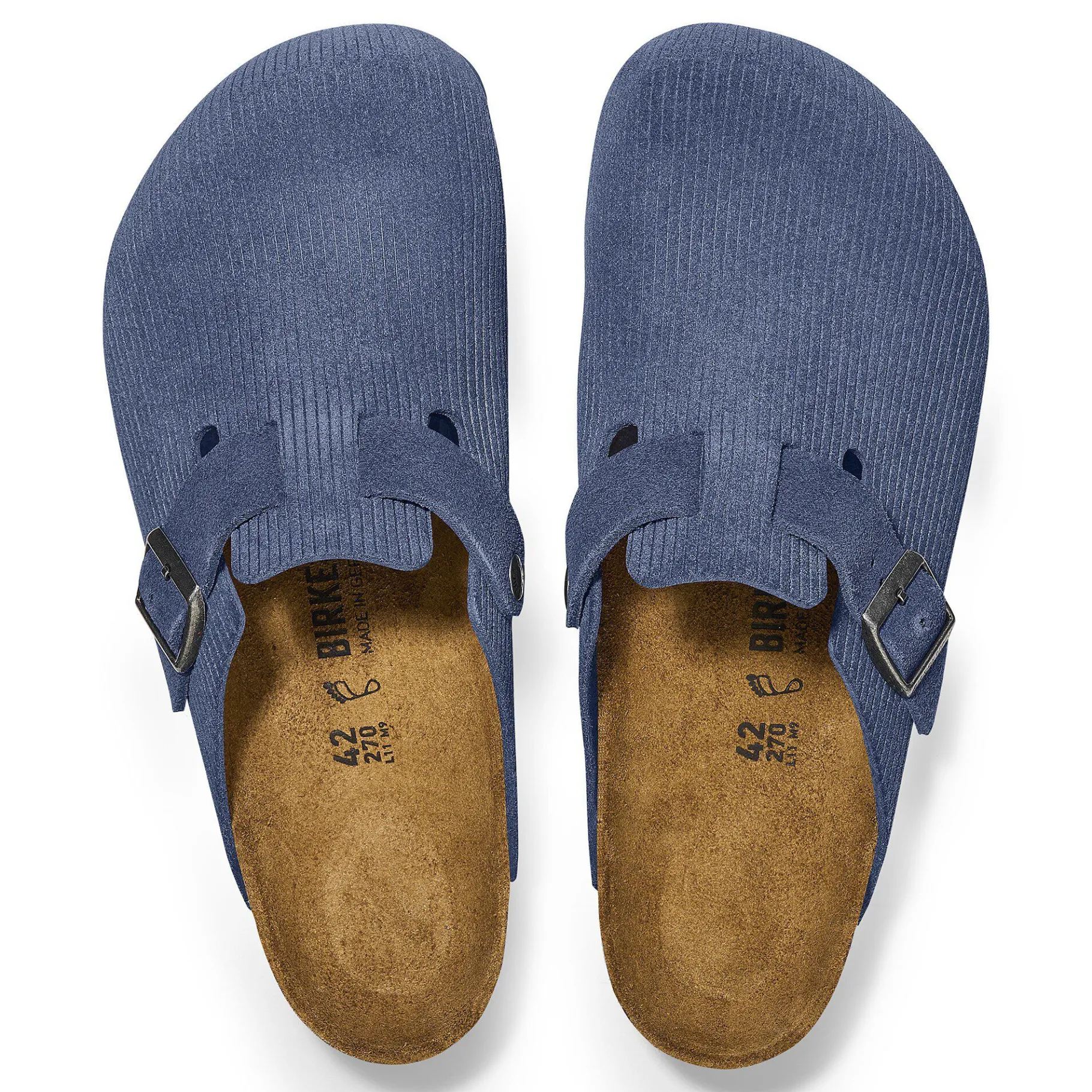 Hot Birkenstock Boston Corduroy Indigo