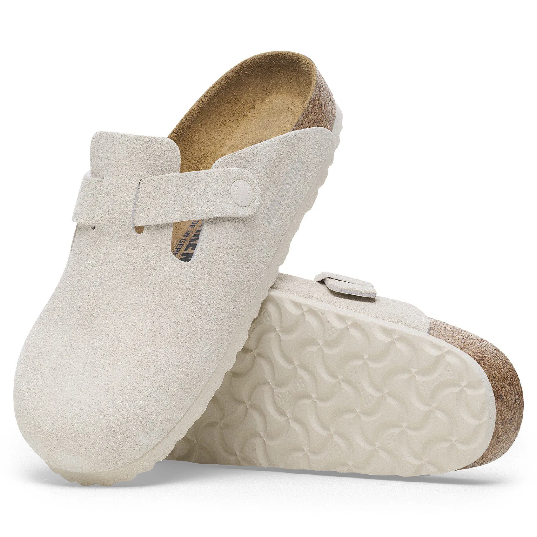 Cheap Birkenstock Boston Antique White