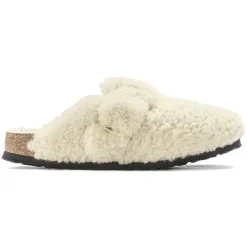 New Birkenstock Boston Big Buckle Eggshell