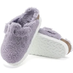 Online Birkenstock Boston Big Buckle Platform Purple Fog