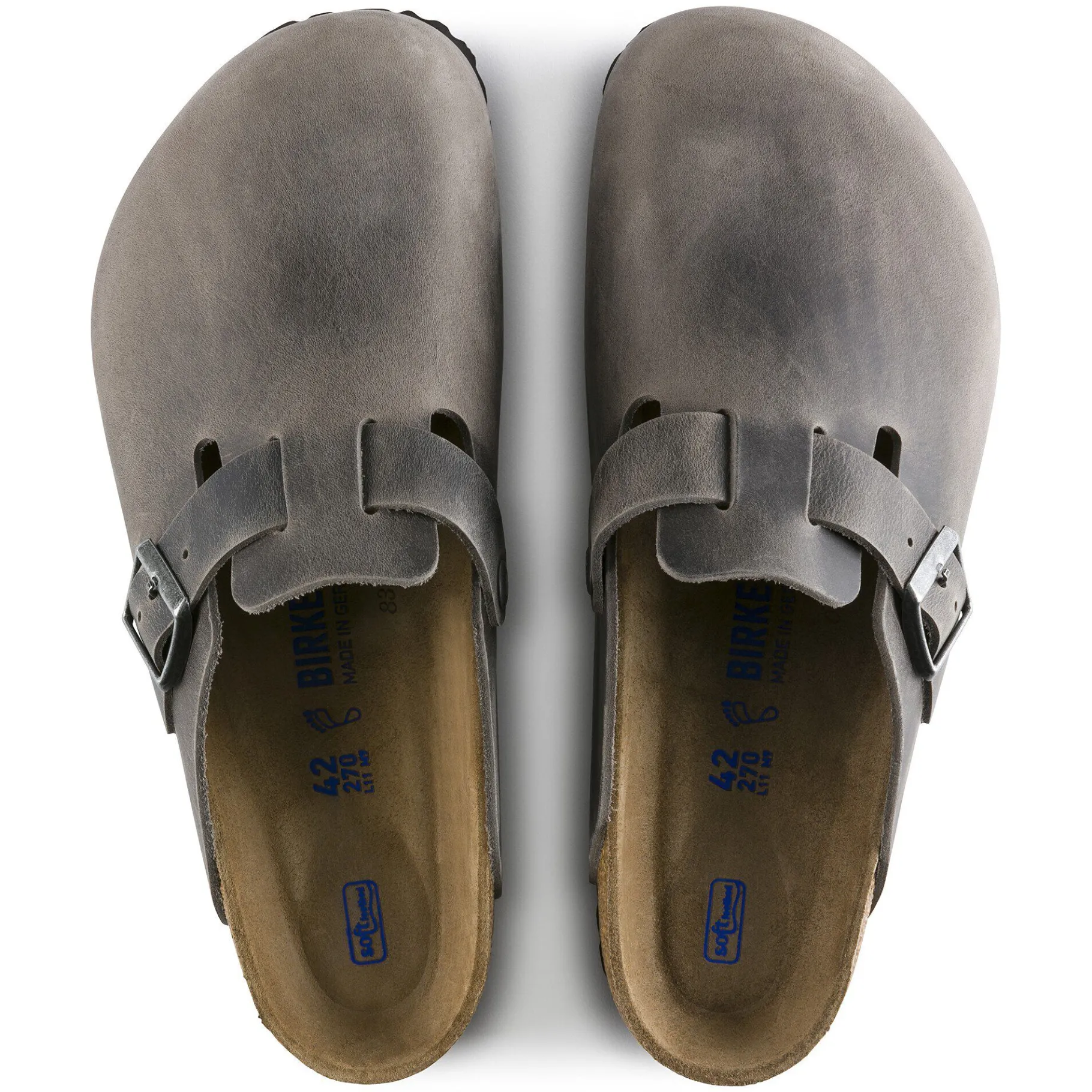 Discount Birkenstock Boston Blod Fodseng Iron