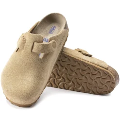 Hot Birkenstock Boston Blod Fodseng Latte Cream
