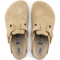 Hot Birkenstock Boston Blod Fodseng Latte Cream