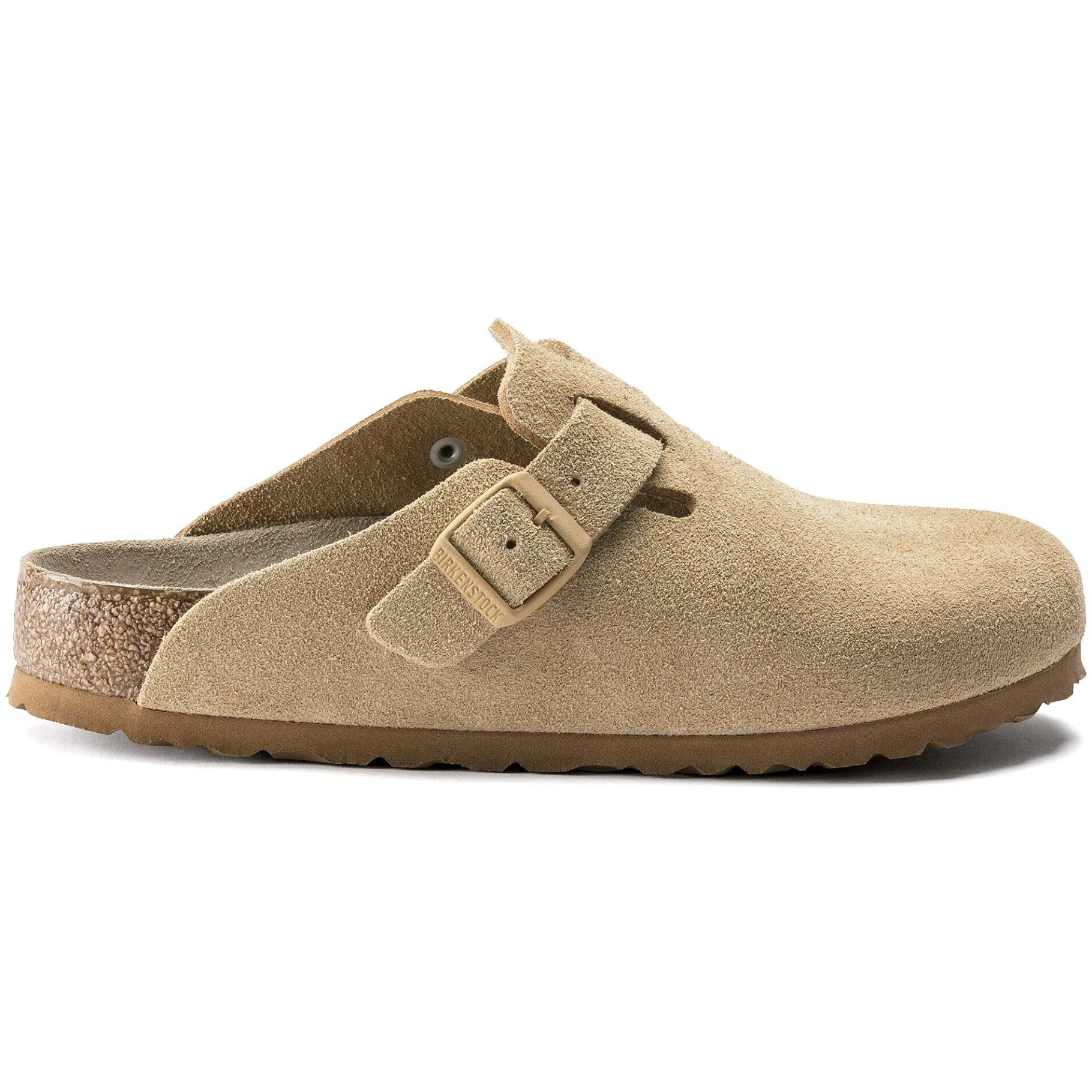 Hot Birkenstock Boston Blod Fodseng Latte Cream
