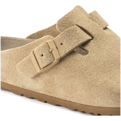 Hot Birkenstock Boston Blod Fodseng Latte Cream