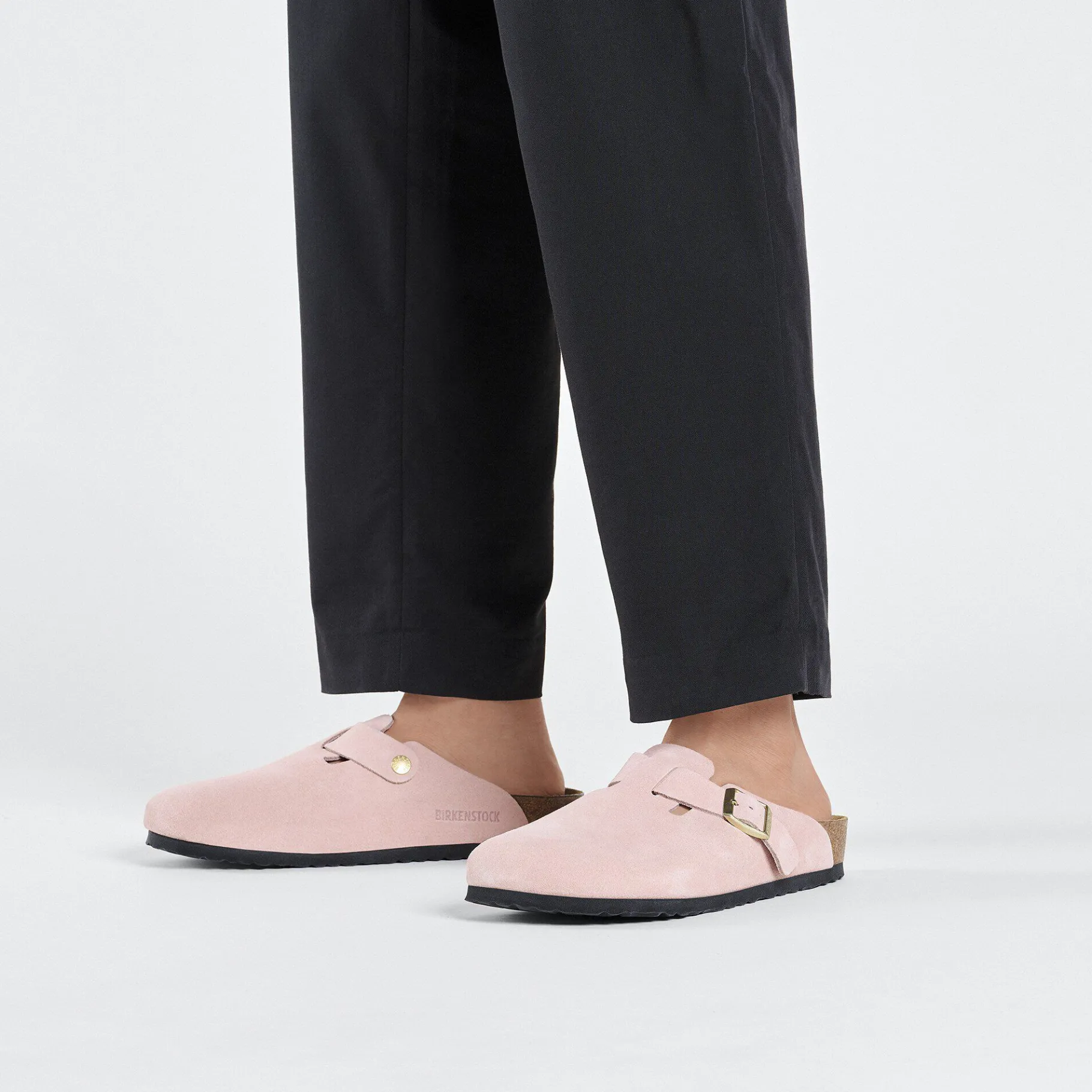Sale Birkenstock Boston Blod Fodseng Light Rose