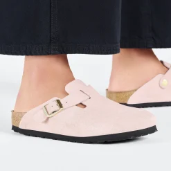 Sale Birkenstock Boston Blod Fodseng Light Rose