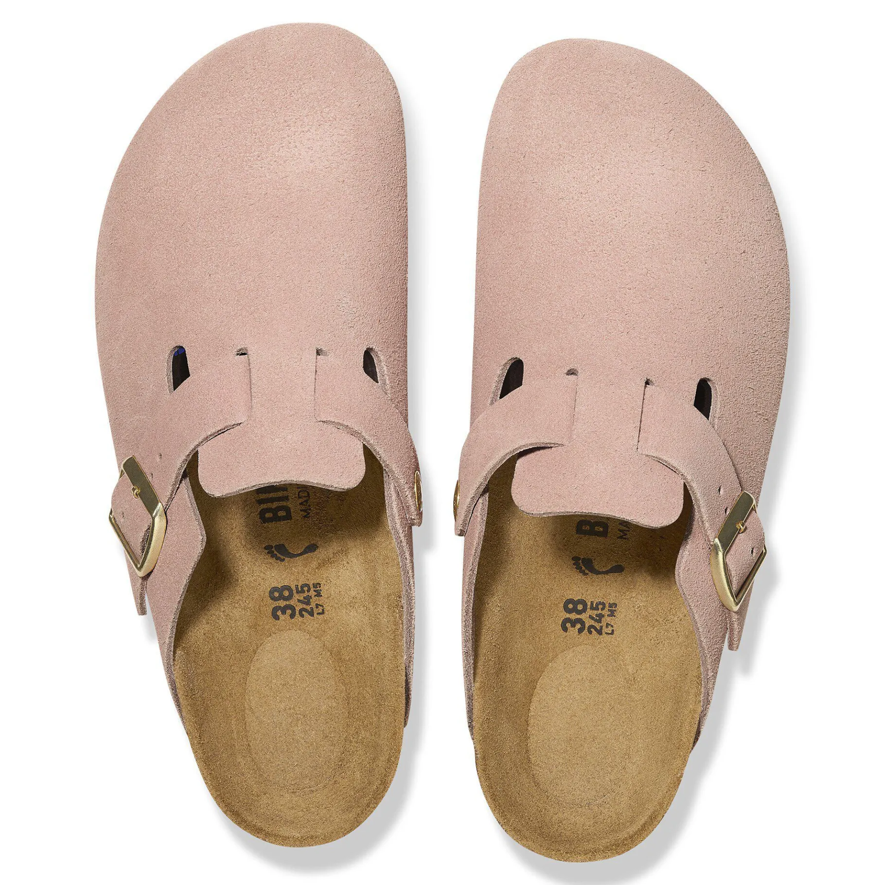 Sale Birkenstock Boston Blod Fodseng Light Rose