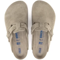 Discount Birkenstock Boston Blod Fodseng Faded Khaki