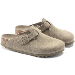 Discount Birkenstock Boston Blod Fodseng Faded Khaki
