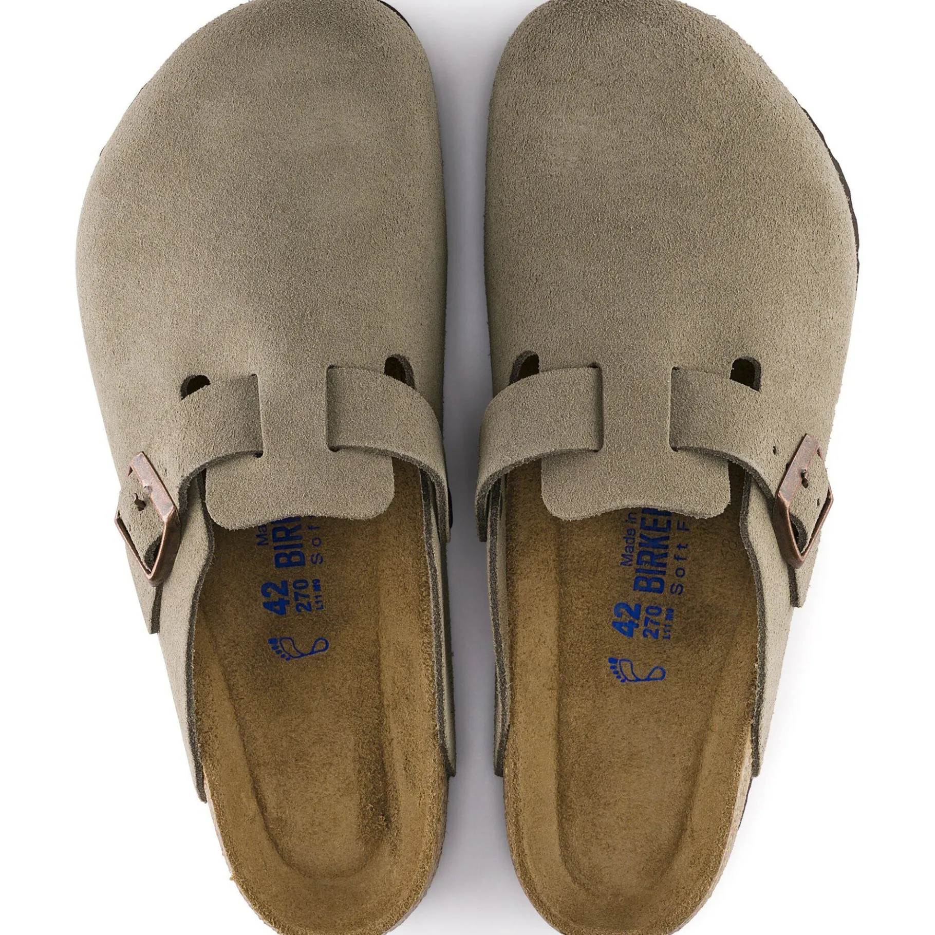 Online Birkenstock Boston Blod Fodseng Taupe
