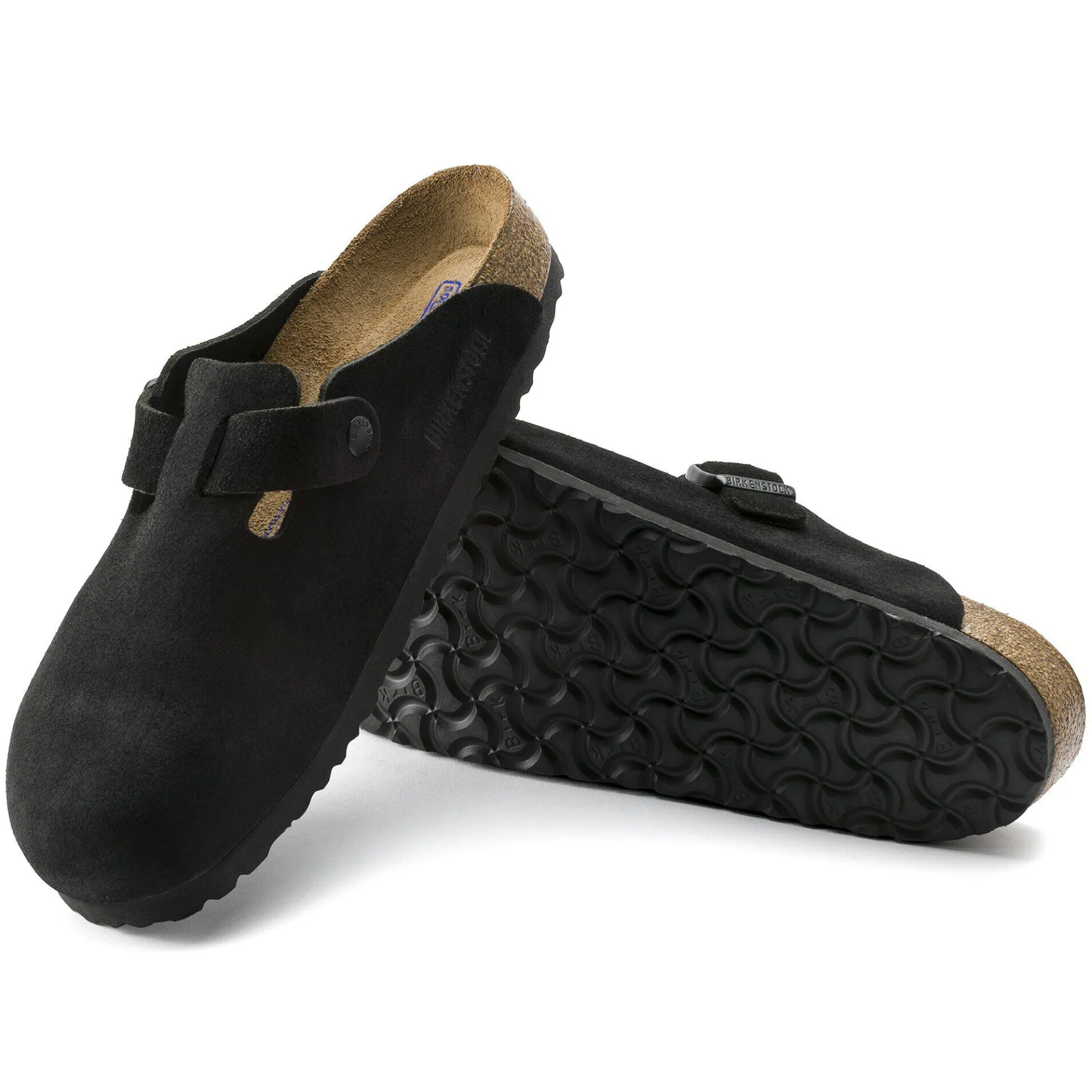Discount Birkenstock Boston Blod Fodseng Black