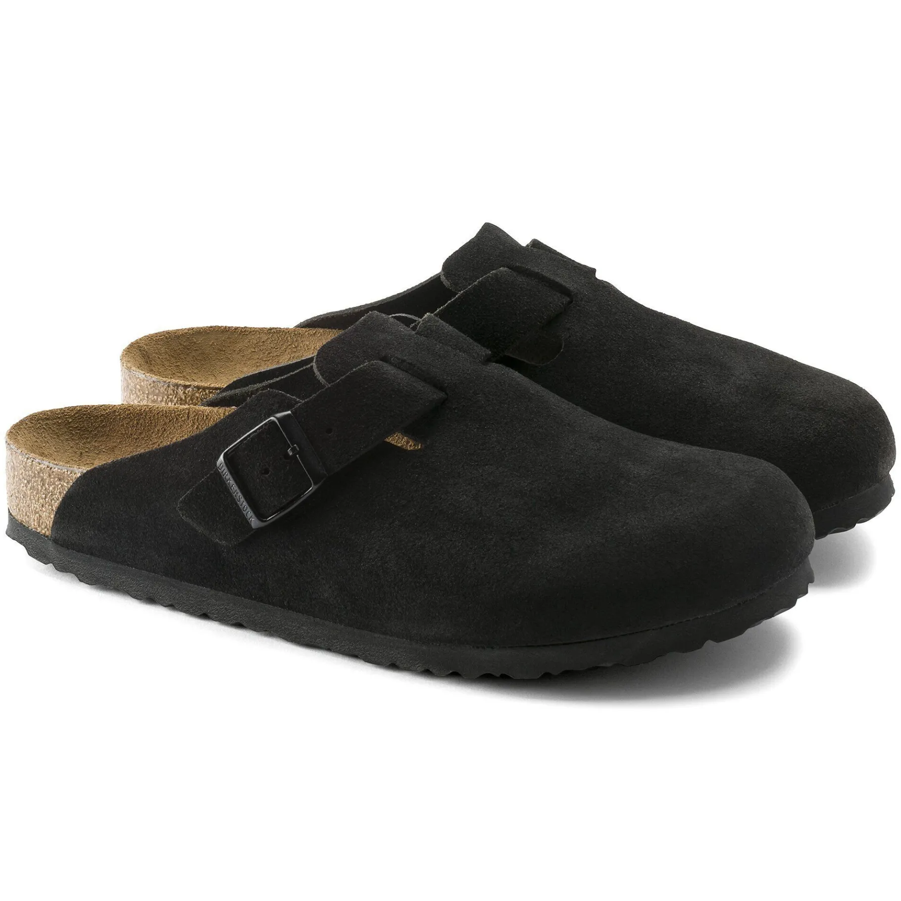 Discount Birkenstock Boston Blod Fodseng Black