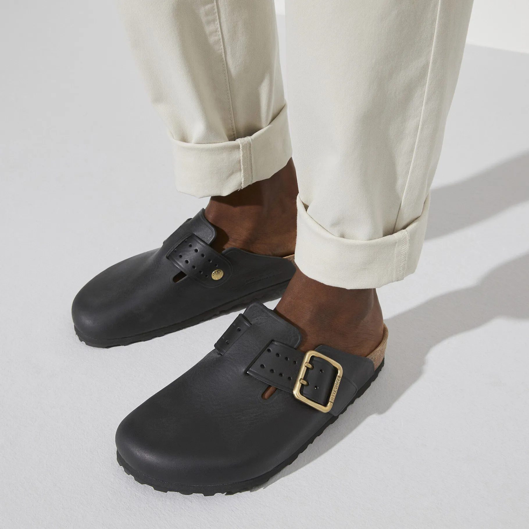 Shop Birkenstock Boston Bold Gap Black