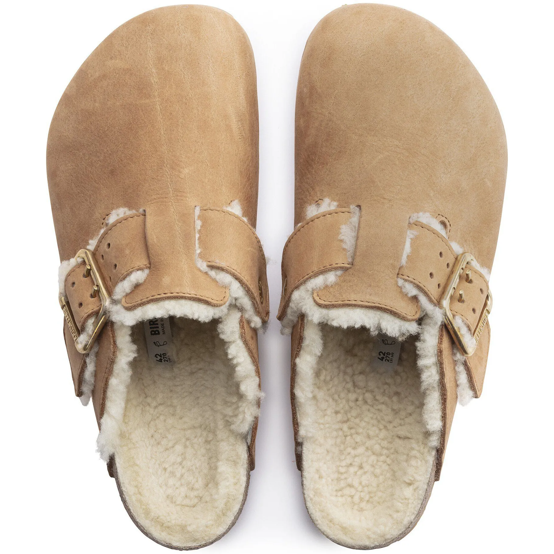 Best Birkenstock Boston Bold Shearling Cognac